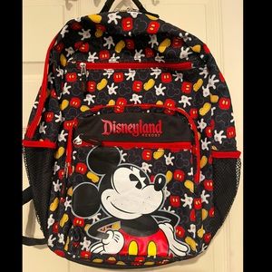 Disney Parks Disneyland Resort Backpack Mickey Mouse Print